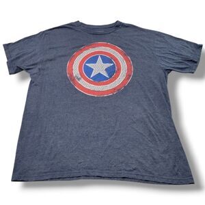 Marvel T-Shirt Size XL Marvel Comics Graphic Tee Captain America Graphic T-Shirt